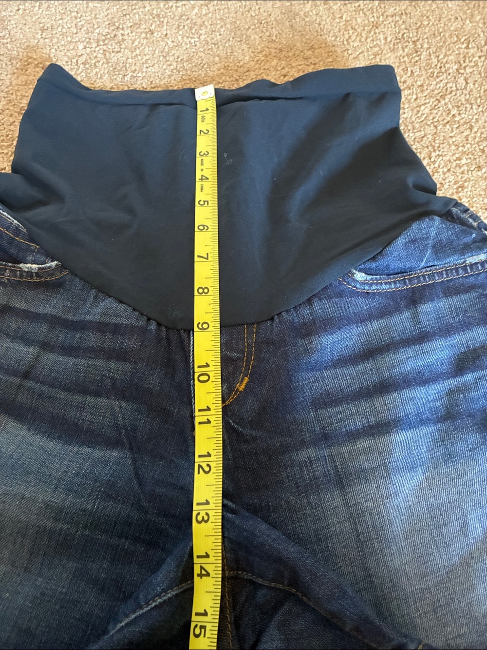 Joe's Jeans Secret Fit Belly Over the Belly Maternity Denim Shorts size 29 - Picture 5 of 5